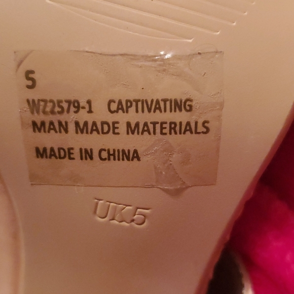 EGO Women's Square Toe Heels, Size UK 5 - Picture 7 of 8